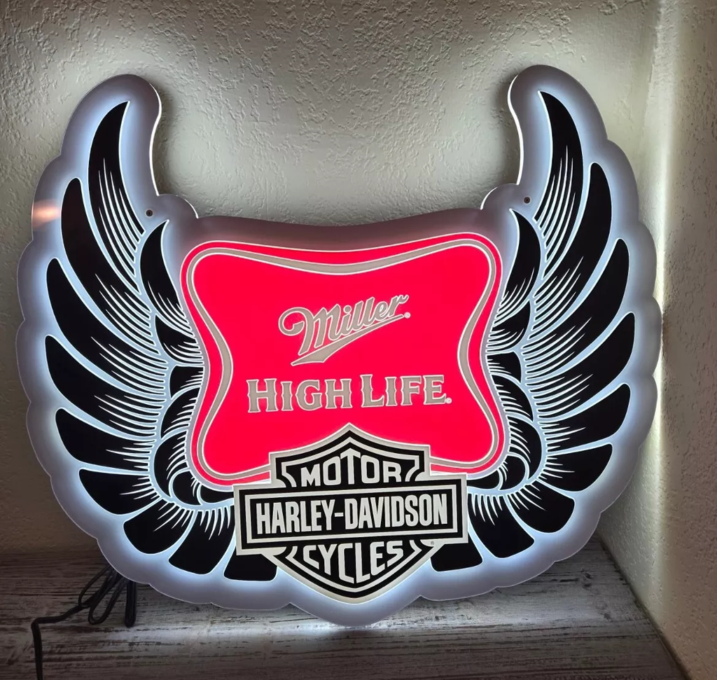 High Life Harley Davidson Wings 2D LED Neon Sign Light Lamp – neonsign.us
