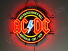 High Voltage Rock N Roll Patch ACDC LED Neon Sign Light Lamp