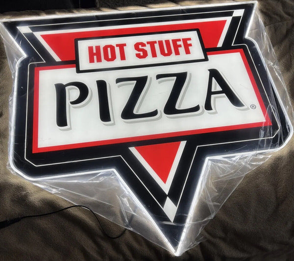 Hot Stuff Pizza 2D LED Neon Sign Light Lamp