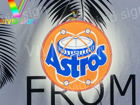 Houston Astros 3D LED Neon Sign Light Lamp