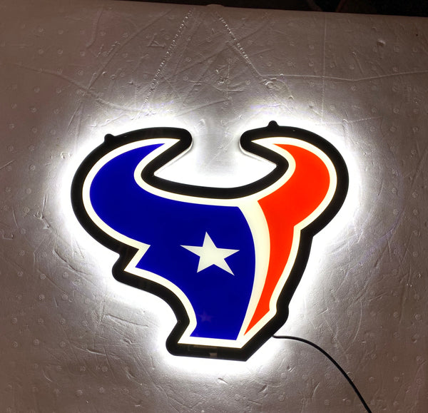 Houston Texans 2D LED Neon Sign Light Lamp