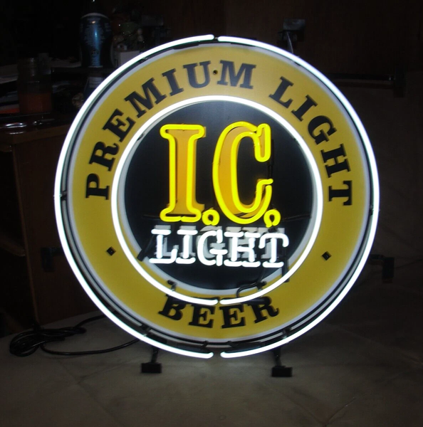 IC Iron City Premium Light Beer Pittsburgh Neon Light Sign Lamp With HD Vivid Printing Technology
