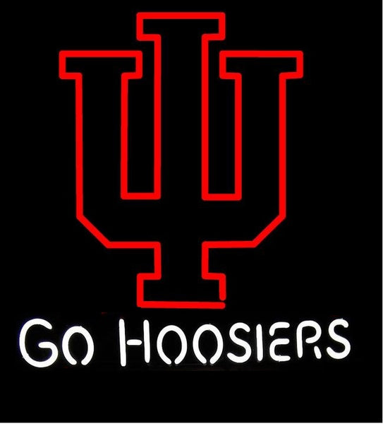 Go Indiana. Sign Indiana Hoosiers University Mascot Go Hoosiers Neon Light Lamp Sign ...