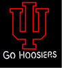 Indiana Hoosiers University Mascot Go Hoosiers Neon Light Lamp Sign