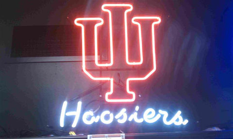 Indiana Hoosiers University Mascot Neon Light Lamp Sign