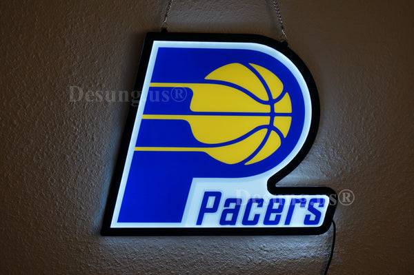 Indiana Pacers 2D LED Neon Sign Light Lamp