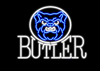 Indianapolis Butler Bulldog Mascot Neon Light Lamp Sign