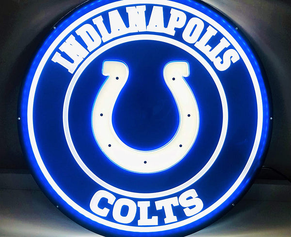 Indianapolis Colts 3D LED Neon Sign Light Lamp