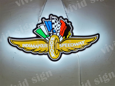 Indianapolis Motor Speedway 3D LED Neon Sign Light Lamp