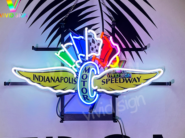 Indianapolis Motor Speedway Neon Light Sign Lamp With HD Vivid Printing