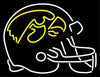 Iowa Hawkeyes Helmet Neon Sign Light Lamp