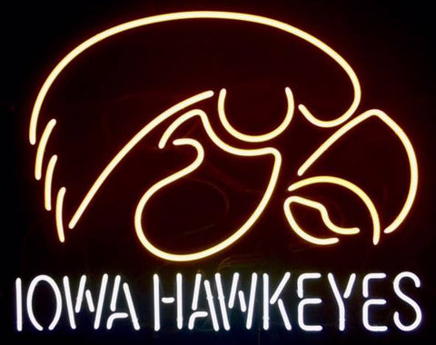 Iowa Hawkeyes Neon Sign Light Lamp