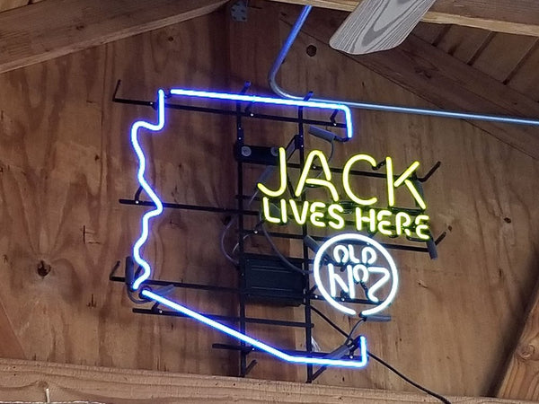 Jack Daniel‘s Jack Lives Here Arizona Neon Sign Light Lamp