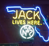 Jack Daniel's Jack Lives Here  Florida Neon Sign Light Lamp