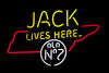 Jack Daniel's Jack Lives Here Memphis Neon Sign Lamp Light