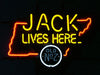 Jack Daniels Jack Lives Here Tennessee Neon Sign Lamp Light