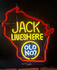 Jack Daniel's Jack Lives Here Wisconsin III Neon Sign Lamp Light