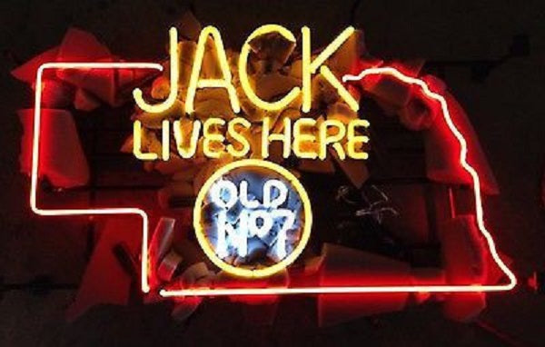 Jack Daniel's Jack Lives Here New Jersey Neon Sign Lamp Light