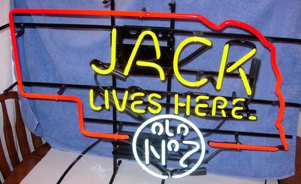 Jack Daniel's Jack Lives Here New Jersey Neon Sign Lamp Light