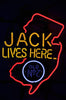 Jack Daniel's Jack Lives Here New Jersey II Neon Sign Lamp Light