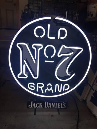 Jack Daniels Jack Lives Here Old No. 7 Neon Sign Lamp Light