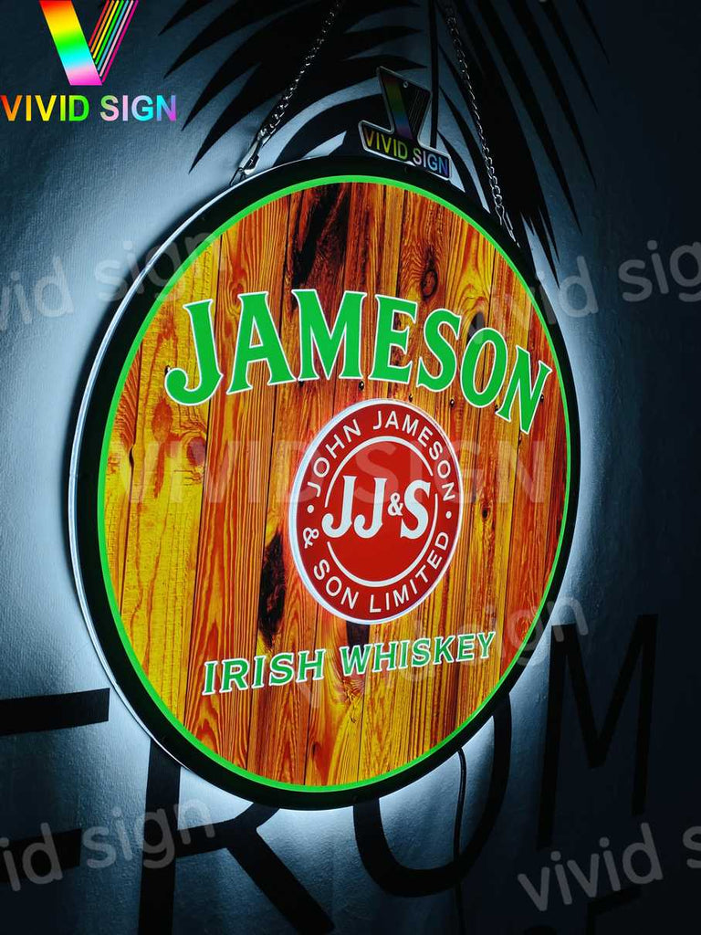 Jameson Irish Whiskey 3D LED Neon Sign Light Lamp neonsign.us