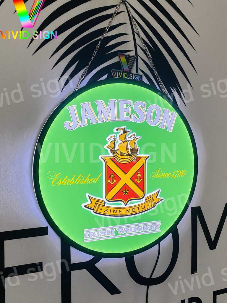 Jameson Irish Whiskey 3D LED Neon Sign Light Lamp – neonsign.us
