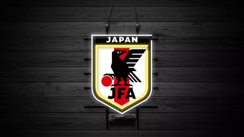 Japan World Cup Football Team Logo Neon Light Sign Lamp