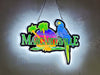 Jimmy Buffett Margaritaville Parrot 3D LED Neon Sign Light Lamp