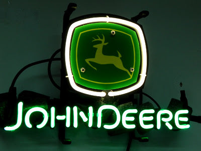 John Deere Quality Farm Equipment Neon Sign Light Lamp