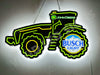 John Deere Tractor Quality Farm Equipment Busch Light Beer 2D LED Neon Sign Light Lamp