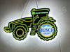 John Deere Tractor Quality Farm Equipment Busch Light Beer 2D LED Neon Sign Light Lamp