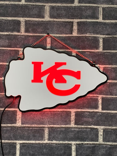 Kansas City Chiefs 3D LED Neon Sign Light Lamp
