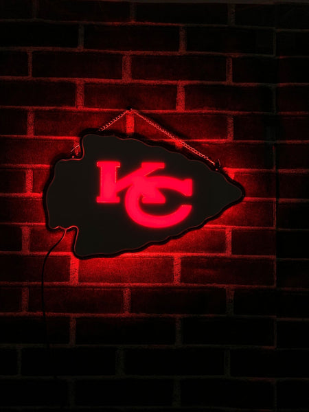 Kansas City Chiefs 3D LED Neon Sign Light Lamp