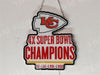 Kansas City Chiefs 4X Super Bowl 3D LED Neon Sign Light Lamp