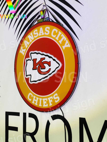 Kansas City Chiefs Champions 3D LED Neon Sign Light Lamp