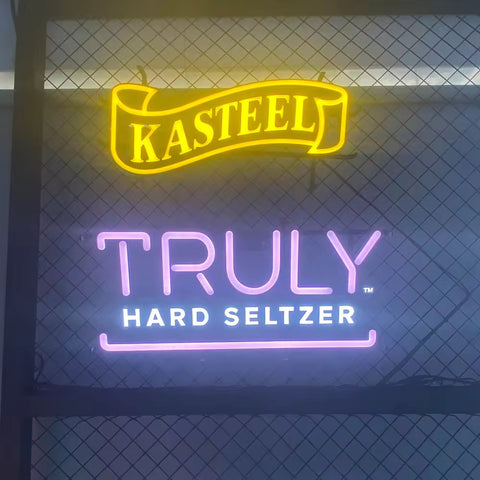 Kasteel Truly Hard Seltzer LED Neon Sign Light Lamp