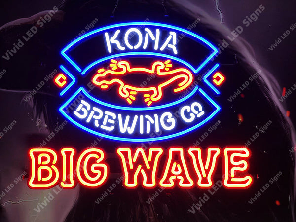 Kona Brewing Co. Big Wave LED  Light Lamp Not Neon Sign