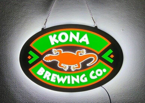 Kona Brewing Company Hawaii Beer 3D LED Neon Sign Light Lamp