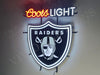 Las Vegas Raiders Coors Light Beer LED Neon Sign Light Lamp