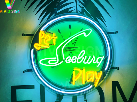 Let Seeburg Play Neon Light Sign Lamp With HD Vivid Printing