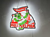 Lets Go Phillies Phanatic Baseball 3D LED Neon Sign Light Lamp