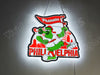 Lets Go Phillies Phanatic Baseball 3D LED Neon Sign Light Lamp