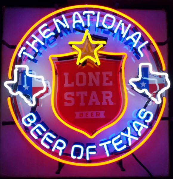 Lone Star Beer The National Beer Of Texas Neon Light Sign Lamp HD Vivid Printing