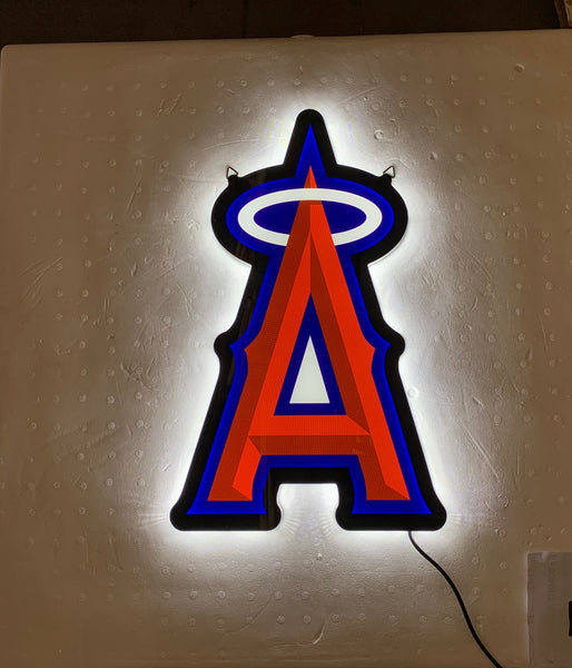 Los Angeles Angels 2D LED Neon Sign Light Lamp