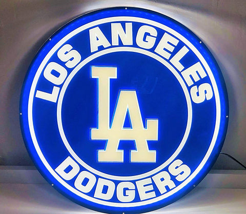 Los Angeles Dodgers 3D LED Neon Sign Light Lamp