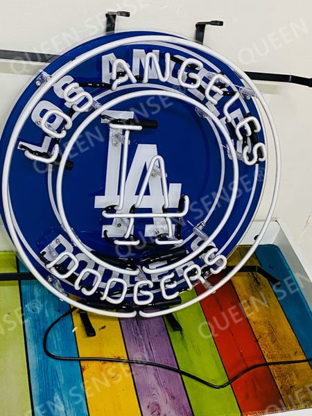 Los Angeles Dodgers LAD Neon Light Sign Lamp With HD Vivid Printing