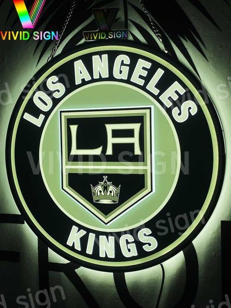 Los Angeles Kings 3D LED Neon Sign Light Lamp