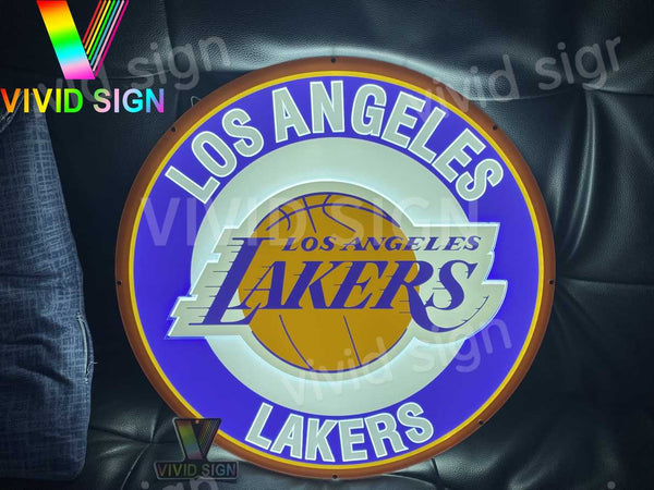 Los Angeles Lakers 3D LED Neon Sign Light Lamp