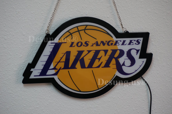 Los Angeles Lakers 2D LED Neon Sign Light Lamp